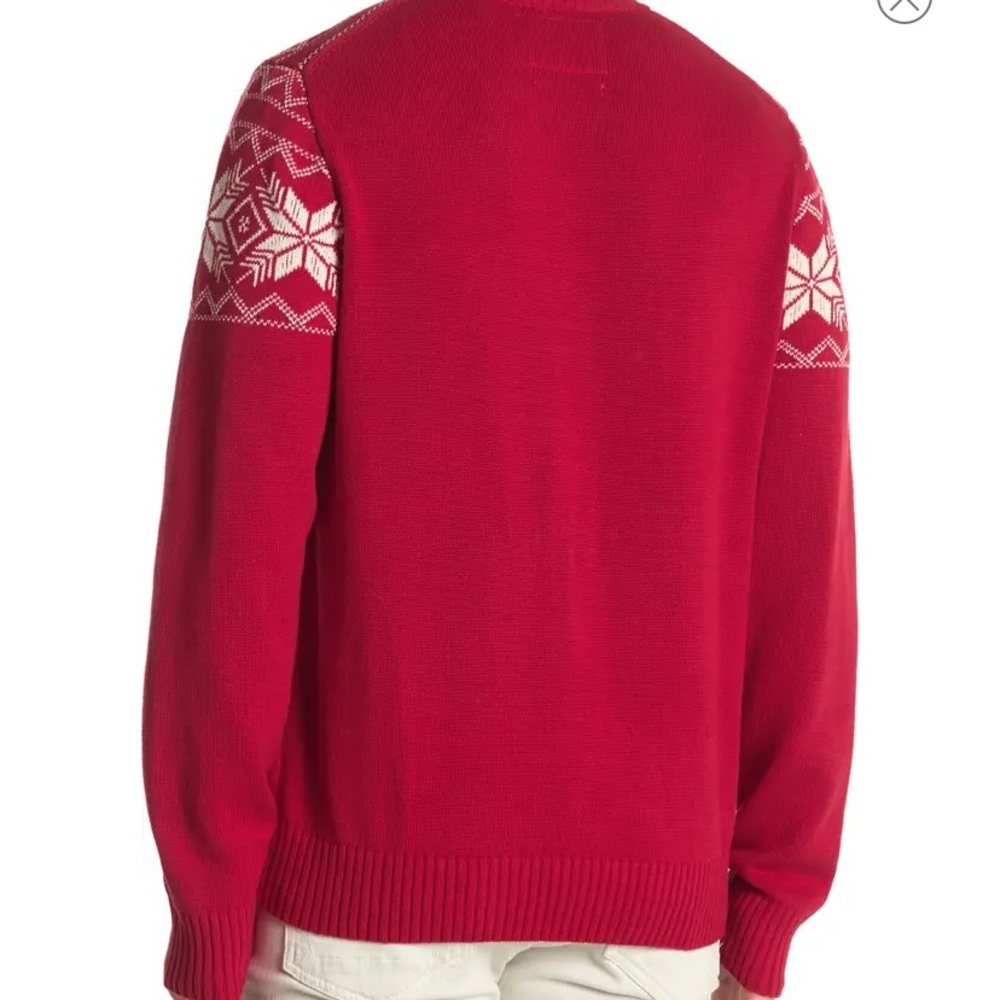 Weatherproof Vintage Snowflake Crew Neck Sweater NWT - Picture 3 of 11